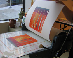 Mono-print Step 6