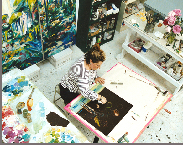 Andrea Fono in her Studio